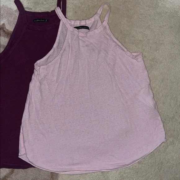 Abercrombie & Fitch Pink and Purple Tank Tops - Picture 5 of 6